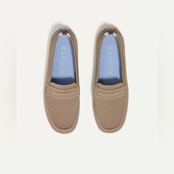 Rothy's Shoes - Rothy’s The Driver Loafer Women’s Size 8 Neutral Brown / Beige LIKE NEW
